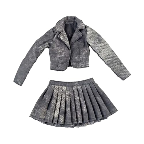 MagiDeal 1/6 -Skala Kurzjacke Set für weibliche Actionfiguren Requisiten stilvolle Freizeit -Mini -Kleidung Miniatur kurzer Anzug Set, Schwarzgrau MagiDeal 1/6 -Skala Kurzjacke Set für weibliche Actionfiguren Requisiten stilvolle Freizeit -Mini -Kleidung Miniatur kurzer Anzug Set, Schwarzgrau von MagiDeal