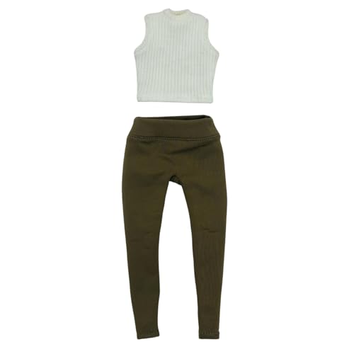 MagiDeal 1/6 Weste mit Hosen, gestricktem Ernte -Tanktop, modisch ärmelloses Top, Casual Basic Tank für 12 -Zoll -Puppenkleid, Weiß MagiDeal 1/6 Weste mit Hosen, gestricktem Ernte -Tanktop, modisch ärmelloses Top, Casual Basic Tank für 12 -Zoll -Puppenkleid, Weiß von MagiDeal