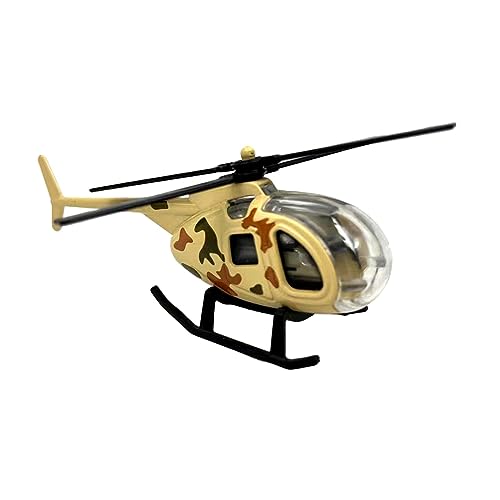 MagiDeal 1/64 Hubschrauber-Flugzeugmodell aus Druckgusslegierung, Mitbringsel für Kinder und Erwachsene, Desktop-Display, Geburtstagsgeschenk, Ornament, Tarnung von MagiDeal