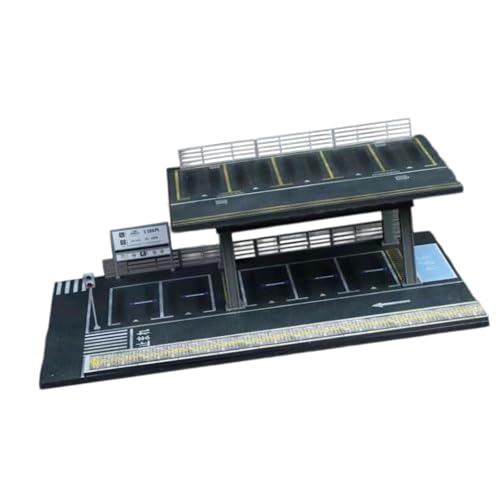 MagiDeal 1/64 Maßstab Modell Auto Vitrine Display Box Dach Parkplatz Foto Prop Ornament Simulation Diorama Showcase Organizer, Style B MagiDeal 1/64 Maßstab Modell Auto Vitrine Display Box Dach Parkplatz Foto Prop Ornament Simulation Diorama Showcase Organizer, Style B von MagiDeal