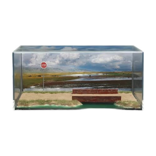MagiDeal 1/64 Modellauto-Szene Diorama mit Aufbewahrungsbox Bastelhintergrund Simulation Hintergrund Feuchtlandpark-Szenerie für Figuren Spielzeugauto MagiDeal 1/64 Modellauto-Szene Diorama mit Aufbewahrungsbox Bastelhintergrund Simulation Hintergrund Feuchtlandpark-Szenerie für Figuren Spielzeugauto von MagiDeal