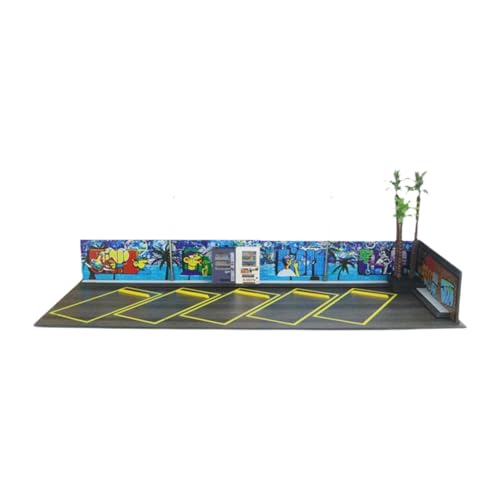 MagiDeal 1/64 Parkplatz Display Hülle Diorama Car Showcase Container Mini -Autokastenausschaltungsständer für Legierungauto für Modellautos MagiDeal 1/64 Parkplatz Display Hülle Diorama Car Showcase Container Mini -Autokastenausschaltungsständer für Legierungauto für Modellautos von MagiDeal