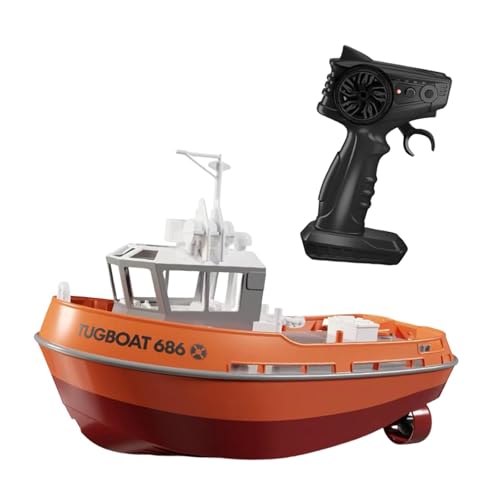 MagiDeal 1/72 RC -Schlepper und Fernbedienung Doppelmotor Hochgeschwindigkeit RC Boot Wasserspielzeug für River Boys Girls Kinder Schwimmbad, Orange MagiDeal 1/72 RC -Schlepper und Fernbedienung Doppelmotor Hochgeschwindigkeit RC Boot Wasserspielzeug für River Boys Girls Kinder Schwimmbad, Orange von MagiDeal