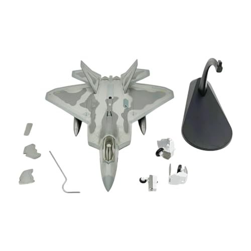 MagiDeal 1: 100 F22 Kampfflugzeugmodell mit Displayständer lebensechtiges Miniatur -Flugzeugmodell für Tischschmuck Mehrzweck MagiDeal 1: 100 F22 Kampfflugzeugmodell mit Displayständer lebensechtiges Miniatur -Flugzeugmodell für Tischschmuck Mehrzweck von MagiDeal