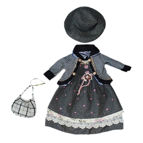 MagiDeal 1: 3 BJD Doll Dress Outifit für Kinder Geschenk Stilvolle Foto Requisiten DIY DUSCH Spielzeug komfortable Kleiderpuppe Kleidung für 25 Zoll Puppe, Schwarz MagiDeal 1: 3 BJD Doll Dress Outifit für Kinder Geschenk Stilvolle Foto Requisiten DIY DUSCH Spielzeug komfortable Kleiderpuppe Kleidung für 25 Zoll Puppe, Schwarz von MagiDeal