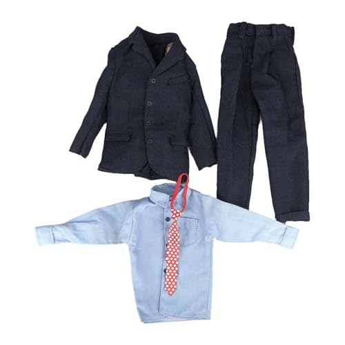 MagiDeal 1: 6 Büro dunkelblaue Anzüge formelle Outfits Kostümzubehör Dress -up handgefertigte Kleidung Kleidung für 12 -Zoll -BJD DUBS DIY, Rote Krawatte MagiDeal 1: 6 Büro dunkelblaue Anzüge formelle Outfits Kostümzubehör Dress -up handgefertigte Kleidung Kleidung für 12 -Zoll -BJD DUBS DIY, Rote Krawatte von MagiDeal