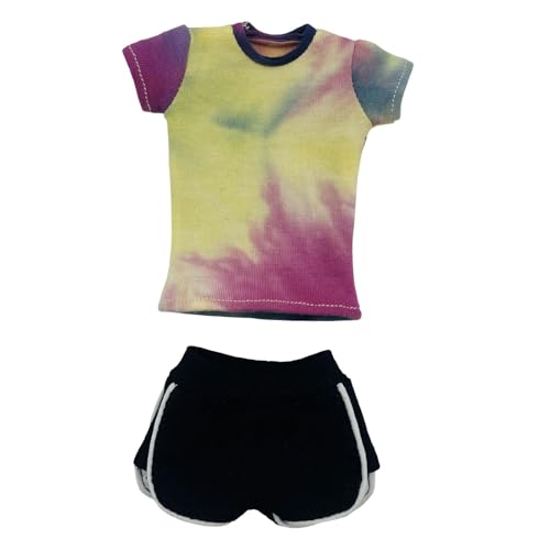 MagiDeal 1: 6 Casual Lose Top mit Shorts, ungezwungene Kurzarm -Laufshorts, Sommertops für 12 -Zoll -Puppenmodell, Rose Rot MagiDeal 1: 6 Casual Lose Top mit Shorts, ungezwungene Kurzarm -Laufshorts, Sommertops für 12 -Zoll -Puppenmodell, Rose Rot von MagiDeal