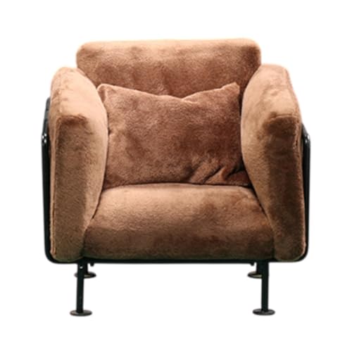 MagiDeal 1: 6 Dollhouse Single Sofa Möbel Micro Landscape Life Szene Simulation Accessoires Spielzeug Mini -Modell für Schlafzimmer Wohnkultur, Braun von MagiDeal