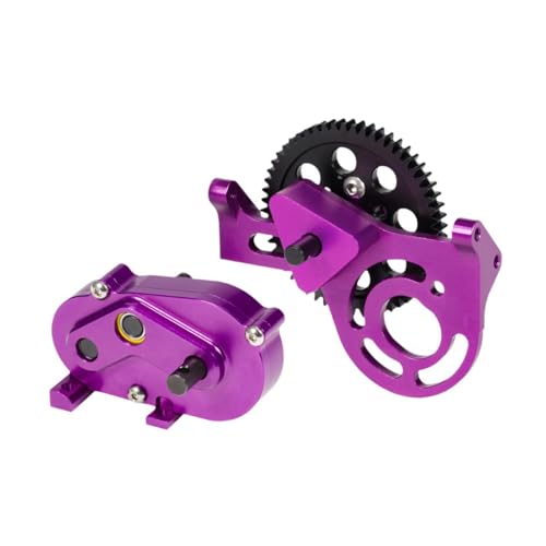 MagiDeal 1:10 RC Crawler Car RC Set Metal RC Auto Ersatz vordere Metallgetriebe für teilweise ersetzt, Lila von MagiDeal