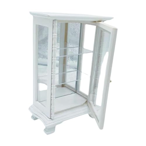 MagiDeal 1:12 Bücherregal, Vertikale Ornamente, Schrank, Glattes Polieren, Vitrine, Möbel für Kinder 4 5 6 Jungen Mädchen Kinder Geschenke, Weiß MagiDeal 1:12 Bücherregal, Vertikale Ornamente, Schrank, Glattes Polieren, Vitrine, Möbel für Kinder 4 5 6 Jungen Mädchen Kinder Geschenke, Weiß von MagiDeal
