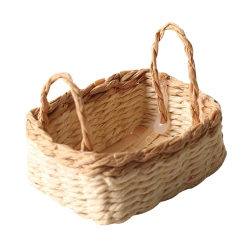 MagiDeal 1:12 Dollhouse Storage Basket Dollhouse Accessorie Mini Picknickkorb mit Griff für DIY Kitchen Home Life Szene Dekoration, Niedrig MagiDeal 1:12 Dollhouse Storage Basket Dollhouse Accessorie Mini Picknickkorb mit Griff für DIY Kitchen Home Life Szene Dekoration, Niedrig von MagiDeal