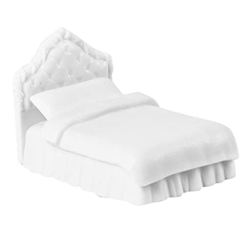 MagiDeal 1:25 Miniatur Puppenhaus Einzelbett Bett mit Laken Und Kissen, Puppenhaus MagiDeal 1:25 Miniatur Puppenhaus Einzelbett Bett mit Laken Und Kissen, Puppenhaus von MagiDeal