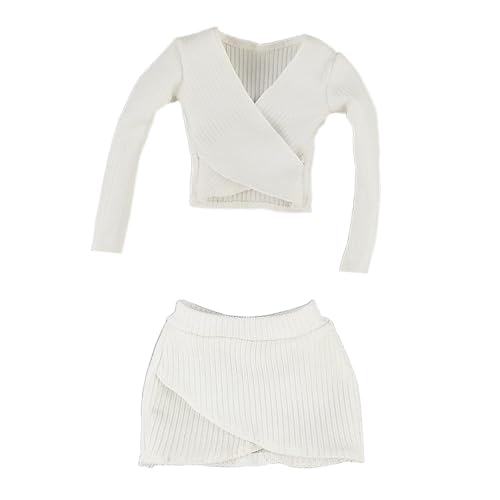 MagiDeal 1:6 Damen Crop Tops Langarm Tailliertes, Mode, Klassisch, Actionfigur Kleidung für 12 Zoll Actionfigur Zubehör, Weiß MagiDeal 1:6 Damen Crop Tops Langarm Tailliertes, Mode, Klassisch, Actionfigur Kleidung für 12 Zoll Actionfigur Zubehör, Weiß von MagiDeal