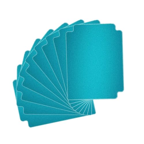 MagiDeal 10 Sammelkarten-Trenner mit Laschen, 9,6 x 6,8 cm, Kartensortierung, Spielkarten-Trenner für Kartenspiele und Sportkarten, Blauer See von MagiDeal
