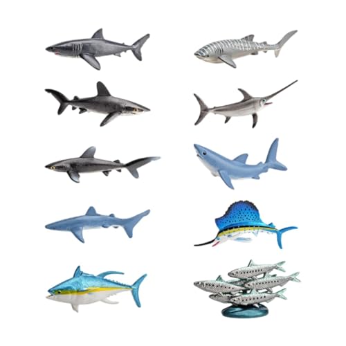 MagiDeal 10 Stücke realistische Tierfiguren Spielzeug Marine Tiermodell lebensee Meer Aniaml Figuren Spielset für Kuchen Toppers Tischdekoration MagiDeal 10 Stücke realistische Tierfiguren Spielzeug Marine Tiermodell lebensee Meer Aniaml Figuren Spielset für Kuchen Toppers Tischdekoration von MagiDeal