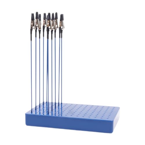 MagiDeal 10x Modeling Tools Clip Set Modeling Tool Model Maltes Clip Ständer Basis -Clip -Sticks für Kartenfoto Handwerk Hobby Modellteile Teile, Blaue 20 Clips von MagiDeal