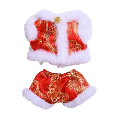 MagiDeal 2-teiliges Neujahrsmantel- und Hosen-Outfit für modische Puppen, Zubehör für 15–17 cm große Puppen, Kindergeschenke MagiDeal 2-teiliges Neujahrsmantel- und Hosen-Outfit für modische Puppen, Zubehör für 15–17 cm große Puppen, Kindergeschenke von MagiDeal