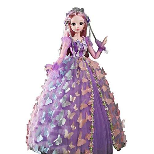 MagiDeal 24 Zoll Puppe mit Kugelgelenk BJD Puppen Können Singen, Erzählen Geschichte Englisch Und Sprechen Modepuppe Prinzessin Puppe für Sammlung Puppe Spiels, Prinzessin Anne von MagiDeal