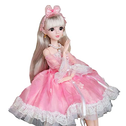 MagiDeal 24 Zoll Puppe mit Kugelgelenk BJD Puppen Können Singen, Erzählen Geschichte Englisch Und Sprechen Modepuppe Prinzessin Puppe für Sammlung Puppe Spiels, Prinzessin Babs von MagiDeal