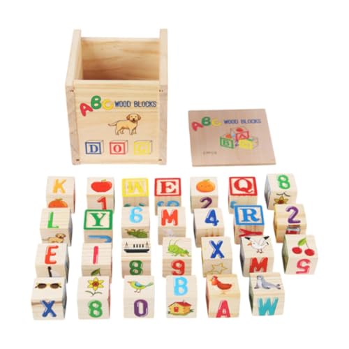 MagiDeal 27 Stück Holz-Alphabet-Blöcke, hölzerne ABC-Blöcke, Lernspielzeug für Kleinkinder, Mädchen, Jungen, Kinder, Lernen MagiDeal 27 Stück Holz-Alphabet-Blöcke, hölzerne ABC-Blöcke, Lernspielzeug für Kleinkinder, Mädchen, Jungen, Kinder, Lernen von MagiDeal