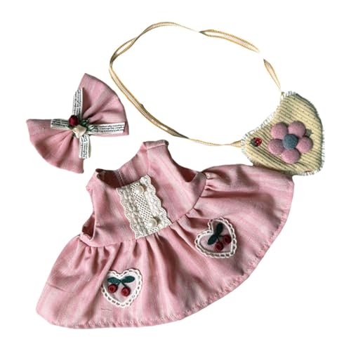 MagiDeal 38cm Puppenkleidung Plüschpuppen-Outfit Kostüme Mode Plüschpuppenzubehör Anzieh-Weichpuppen-Outfit-Set Puppenkleidung, Style B von MagiDeal
