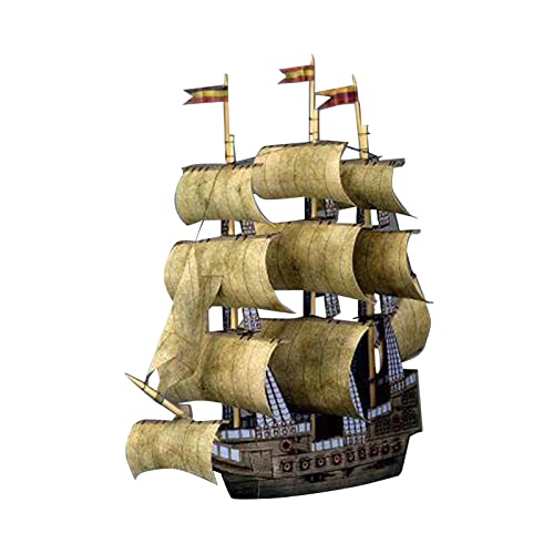 MagiDeal 3D Puzzles Modellbausätze Schiff und Boot Puzzles für Kinder und Erwachsene, Papier DIY Spielzeug Geschenk und Dekoration von MagiDeal