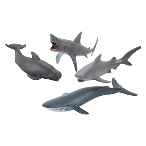 MagiDeal 4 Stück realistische Meerestierfiguren, Spielzeug, Hai, Wal, Figur, frühpädagogisch, für, Partygeschenk MagiDeal 4 Stück realistische Meerestierfiguren, Spielzeug, Hai, Wal, Figur, frühpädagogisch, für, Partygeschenk von MagiDeal