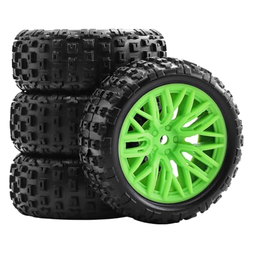 MagiDeal 4 Stücke 1/18 RC -Auto Reifen Upgrade DIY -Montage -Modifikation RC Ersatzteile Austausch für Typhon Truck Crawler, GrÜn MagiDeal 4 Stücke 1/18 RC -Auto Reifen Upgrade DIY -Montage -Modifikation RC Ersatzteile Austausch für Typhon Truck Crawler, GrÜn von MagiDeal