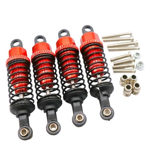 MagiDeal 4 Teile RC -Auto -Stoßdämpfer Dämpfer zusammengestellt Upgrades Kit Ersetzen Sie Ersatzteile für B14 C24 B16 1:16 RC CAR Crawler SCAUER von MagiDeal