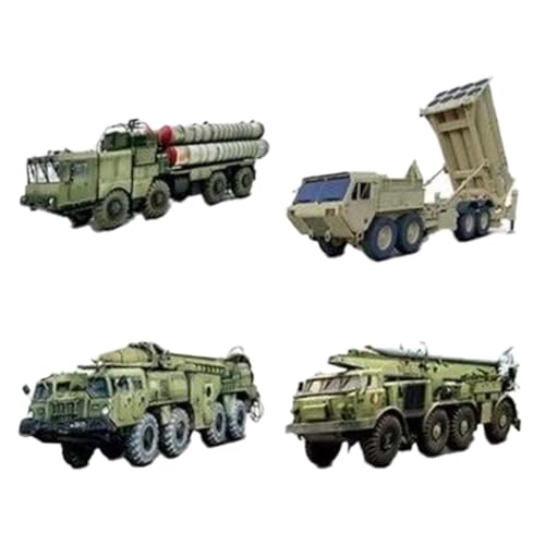 MagiDeal 4PCS Raketenfahrzeug -Spielzeuggebäude Kit gepanzert von MagiDeal