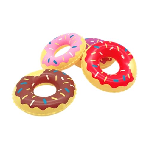 MagiDeal 4PCS Schwimmringe Badespielzeug Spiele Mini Bunte Miniaturen Puppenhauszubehör für Kinder Schwimmbad Strand Sommer, Donut -Muster MagiDeal 4PCS Schwimmringe Badespielzeug Spiele Mini Bunte Miniaturen Puppenhauszubehör für Kinder Schwimmbad Strand Sommer, Donut -Muster von MagiDeal