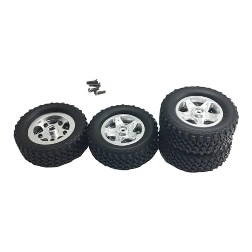 MagiDeal 4Pcs RC Räder und Reifen Crawler Auto Reifen Ersatzteile zu Installieren Ersatz für LC79 MN82S 1/12 RC Crawler Auto DIY ACCS von MagiDeal