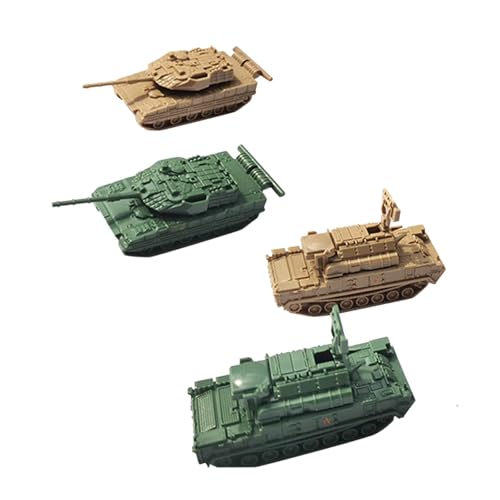 MagiDeal 4X 1/144 Fahrzeugmodellbausätze Puzzlespiele Modellbauspielzeug Simulation für Mikrolandschafts-Andenken Jungen Sammlung, Style I von MagiDeal