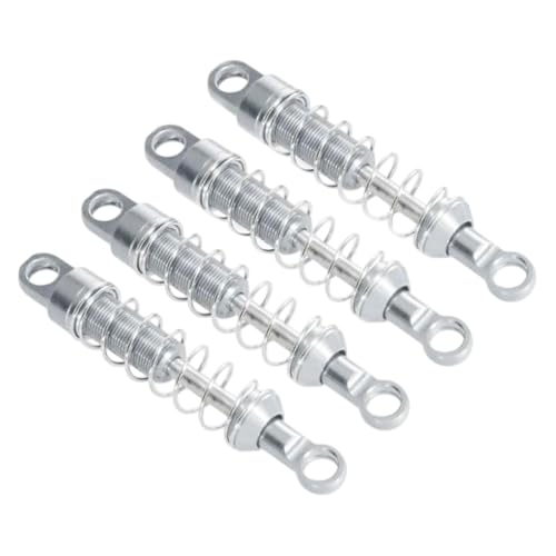 MagiDeal 4X Metall RC -Auto Stoßdämpfer Ersatzteile Ersatz -Accessoire -Dämpfer Metallfeder für 1/12 LKWs RC Hobby Car Vehicles, Silber von MagiDeal