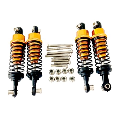 MagiDeal 4X Ölstoßdämpfer für RC-Autodämpfer, Upgrade-Teile für ferngesteuerte Autos im Maßstab 1/12 1/16, RC-Stoßdämpfer für MN82 D90 C24, Gold MagiDeal 4X Ölstoßdämpfer für RC-Autodämpfer, Upgrade-Teile für ferngesteuerte Autos im Maßstab 1/12 1/16, RC-Stoßdämpfer für MN82 D90 C24, Gold von MagiDeal