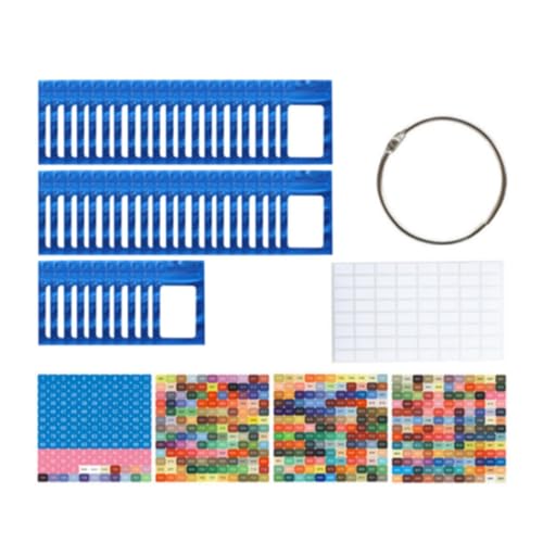 MagiDeal 50 Stücke Kleiner Perlen Organizer, Strassstation Bag Carry Hülle Packaging Beutelbehälter, Mehrzweck -Selbstverriegelungsbeutel, Blau von MagiDeal