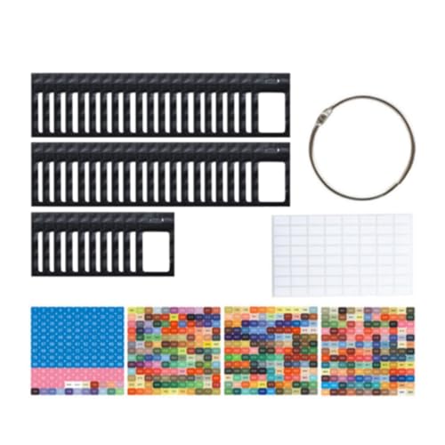 MagiDeal 50 Stücke Kleiner Perlen Organizer, Strassstation Bag Carry Hülle Packaging Beutelbehälter, Mehrzweck -Selbstverriegelungsbeutel, Schwarz von MagiDeal