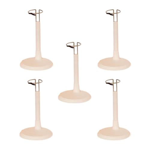 MagiDeal 5X Puppe Stehen Unterstützung Halterung Spielzeug Puppe Halter Einstellbar Tragbare Figuren Display Rack, 14 bis 20 cm für 25 von MagiDeal