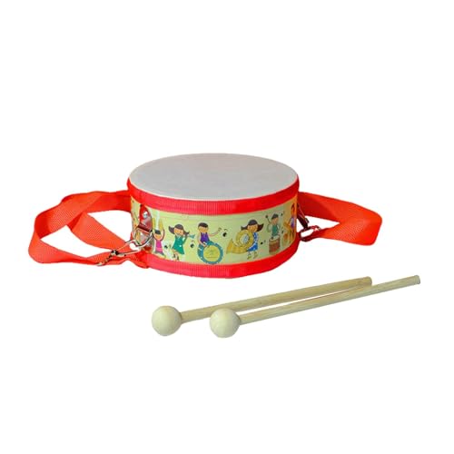 MagiDeal 6" Snare Drum Musikspielzeug Partyzubehör Tragbares Hand-Auge-Koordinationszubehör Schlaginstrument für Teenager, Menschen von MagiDeal