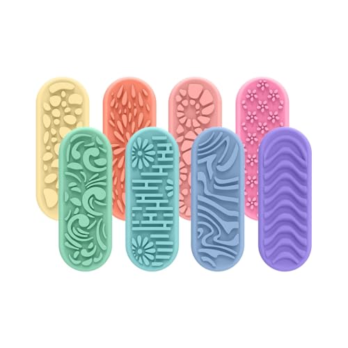 MagiDeal 8-teilige Sensoriksteine ​​für, Fidget Toys Collection, weiches Silikonspielzeug, sensorisches Fidget Toys für für den Schreibtisch im von MagiDeal