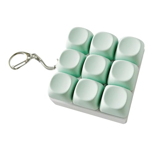 MagiDeal 9-Tasten-, Fidget--Spielzeug, Schlüsselanhänger, mechanische mit Umhängeband, 2,3 x 2,3 x 1,2 Zoll, vielseitiges , GrÜn MagiDeal 9-Tasten-, Fidget--Spielzeug, Schlüsselanhänger, mechanische mit Umhängeband, 2,3 x 2,3 x 1,2 Zoll, vielseitiges , GrÜn von MagiDeal