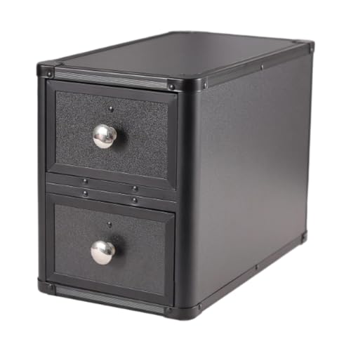 MagiDeal Abgestufte Kartenspeicherbox mit 2 Schubladen, Sammler für Erwachsene, sammeln leichten, Halter Organisator Sportkartenkoffer von MagiDeal