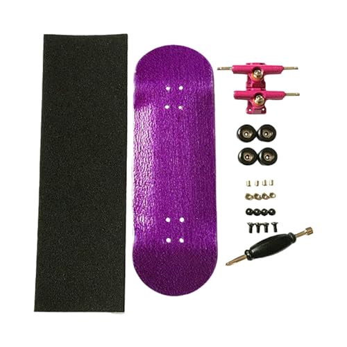 MagiDeal Ahorn Holz Fingerboard Bildungsspielzeug Mini Geburtstagsgeschenk kreative Sport Fingerspitzen Finger Skateboard für Männer Frauen, Lila MagiDeal Ahorn Holz Fingerboard Bildungsspielzeug Mini Geburtstagsgeschenk kreative Sport Fingerspitzen Finger Skateboard für Männer Frauen, Lila von MagiDeal