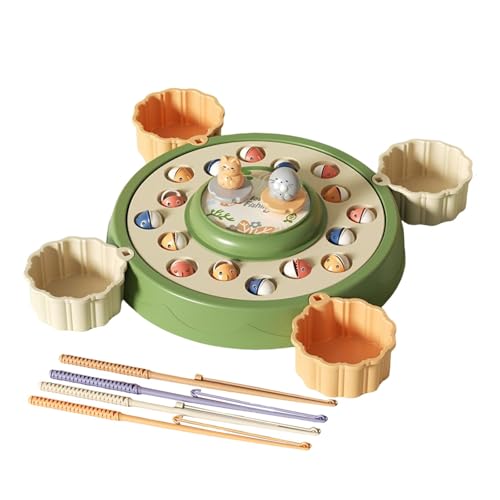 MagiDeal Angelspiel, elektrisches Angelspielzeug mit Musik, Fangbrettspiel, Rollenspiel für Partygeschenke, Geburtstagsgeschenk, Alter 3 4 5 6 7, GrÜn MagiDeal Angelspiel, elektrisches Angelspielzeug mit Musik, Fangbrettspiel, Rollenspiel für Partygeschenke, Geburtstagsgeschenk, Alter 3 4 5 6 7, GrÜn von MagiDeal