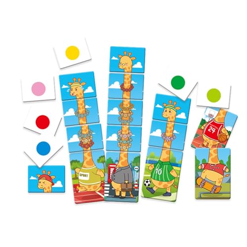 MagiDeal Animal Math Awareness Tabletop Game Developmental Toys Vorschule Giraffe trägt Kranz für 3-8 Jahre alte Kleinkinder Kinder von MagiDeal