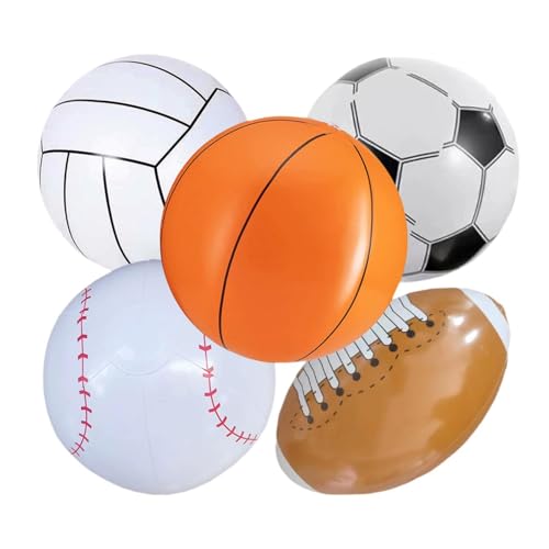 MagiDeal Aufblasbare Strandbälle Sportbälle Requisiten Fußballbasketballspiele Wasserspielzeug für Wassersportparty Geburtstag Outdoor Aktivität MagiDeal Aufblasbare Strandbälle Sportbälle Requisiten Fußballbasketballspiele Wasserspielzeug für Wassersportparty Geburtstag Outdoor Aktivität von MagiDeal