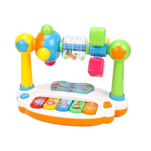 MagiDeal Baby-Musikspielzeug, Musikinstrument-Spielzeug, sensorisches Aktivitätsspielzeug, Musik-Sound-Spielzeug mit Licht für Jungen und Mädchen im Alter von, Chinesisch von MagiDeal