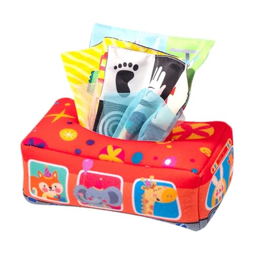 MagiDeal Baby-Taschentuchbox, kontrastreiches Babyspielzeug, pädagogisches Reisespielzeug, sensorisches Spielzeug, Knistergeräusche für Säuglinge, Neugeborene, MagiDeal Baby-Taschentuchbox, kontrastreiches Babyspielzeug, pädagogisches Reisespielzeug, sensorisches Spielzeug, Knistergeräusche für Säuglinge, Neugeborene, von MagiDeal