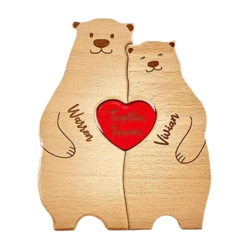 MagiDeal Bärenfamilie Holzkunst Puzzle Holzdekoration Süße Geburtstagsgeschenke Skulpturen Familie von für Hauswärme Hauswärmeln, 2 Bären MagiDeal Bärenfamilie Holzkunst Puzzle Holzdekoration Süße Geburtstagsgeschenke Skulpturen Familie von für Hauswärme Hauswärmeln, 2 Bären von MagiDeal