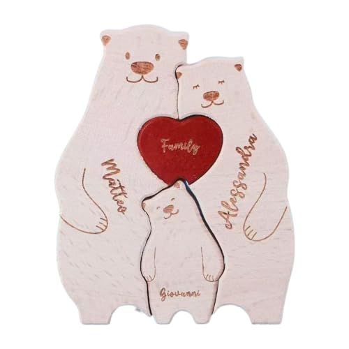 MagiDeal Bärenfamilie Holzkunst Puzzle Holzdekoration Süße Geburtstagsgeschenke Skulpturen Familie von für Hauswärme Hauswärmeln, 3 Bären MagiDeal Bärenfamilie Holzkunst Puzzle Holzdekoration Süße Geburtstagsgeschenke Skulpturen Familie von für Hauswärme Hauswärmeln, 3 Bären von MagiDeal